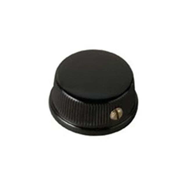 KNOB KNURLED W/SKIRT 0.250" PHEN