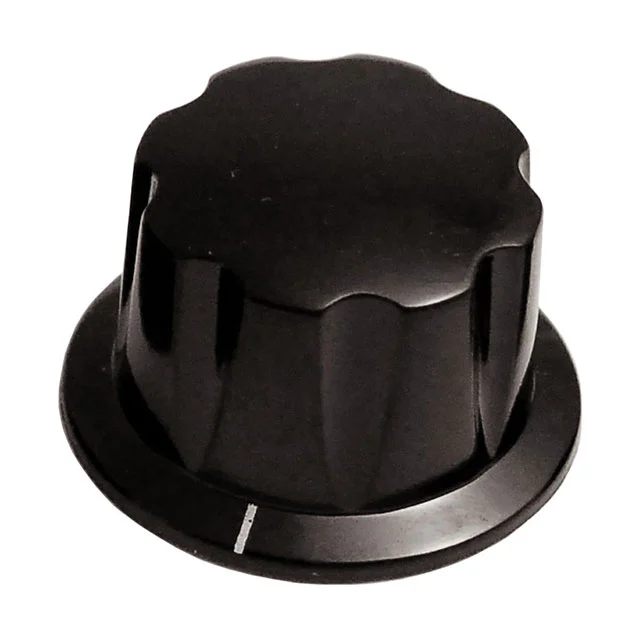 KNOB FLUTED W/SKIRT 0.250" PHEN