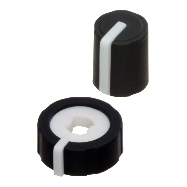 KNOB TWO-SHOT 18.3 DIA 20.8MM KNOB TWO-SHOT 18.3 DIA 20.8MM