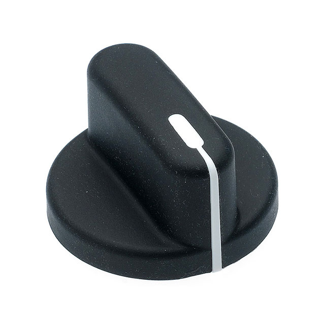 KNOB SMOOTH 0.250" PLASTIC