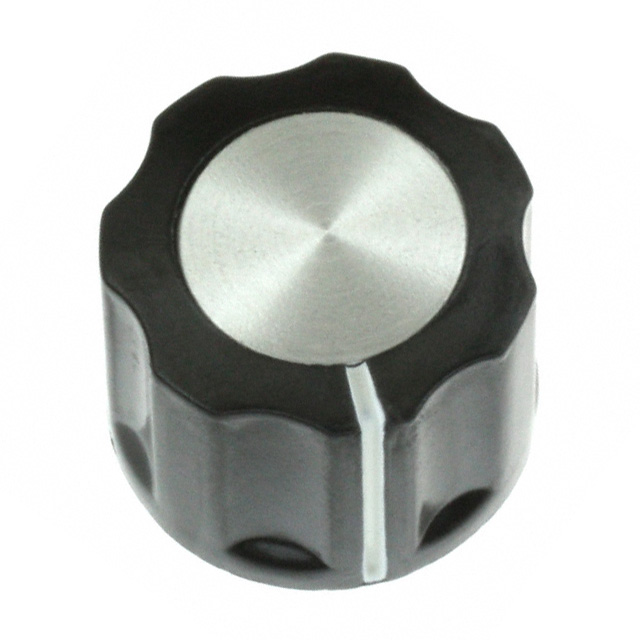 KNOB FLUTED 0.250" PLASTIC