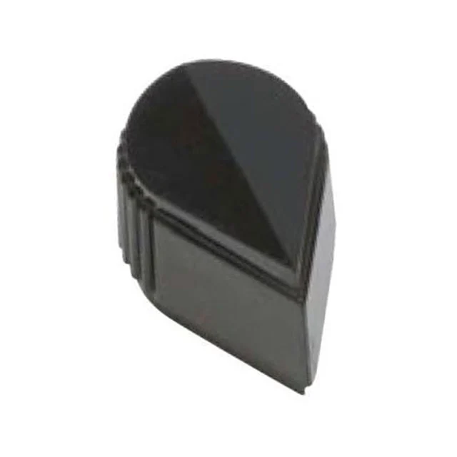 KNOB KNURLED 0.250" PLASTIC