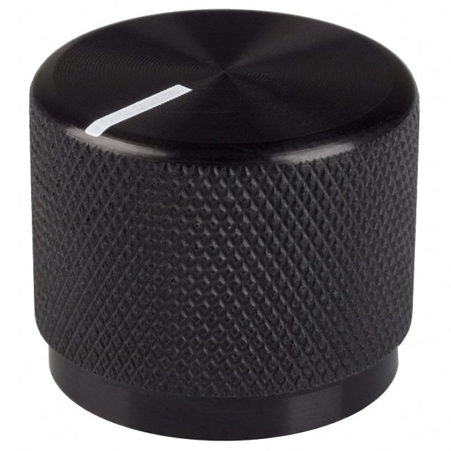 KNOB KNURLED 0.250" METAL