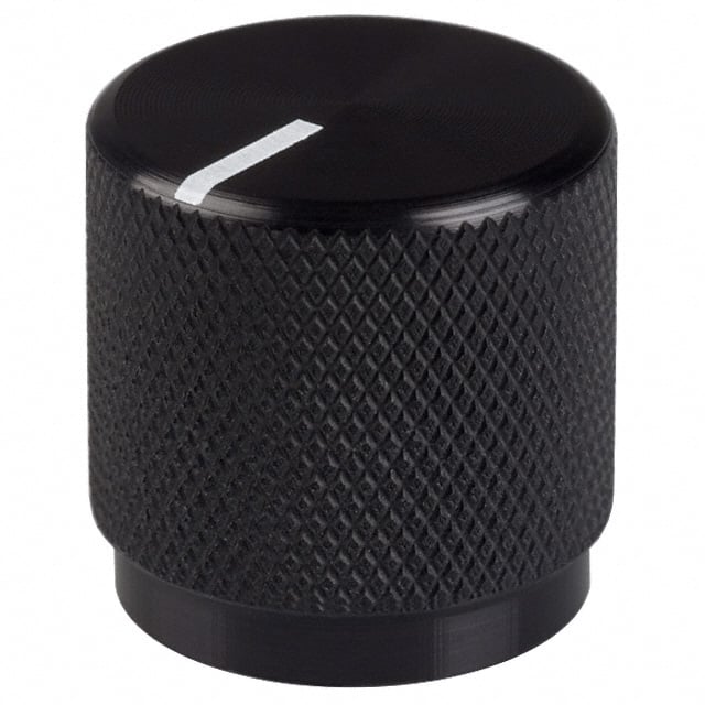 KNOB KNURLED 0.250" METAL