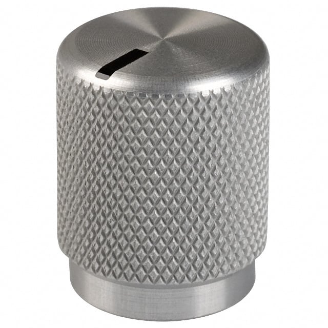 KNOB KNURLED 0.125" METAL