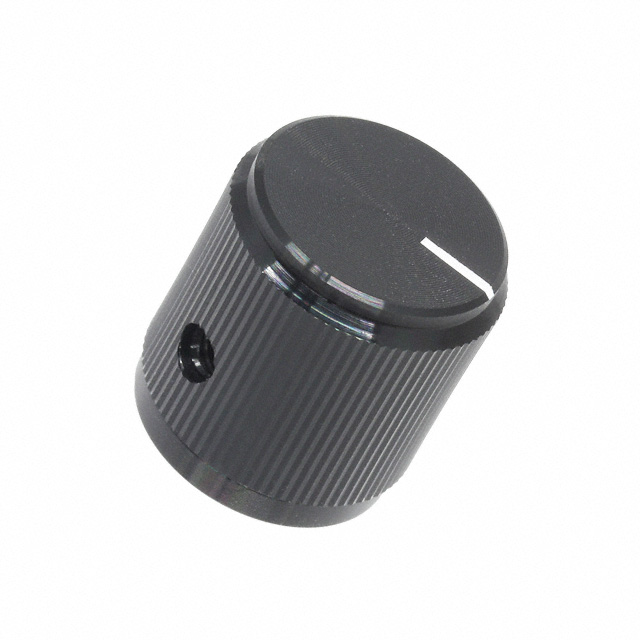 KNOB KNURLED 0.250" METAL