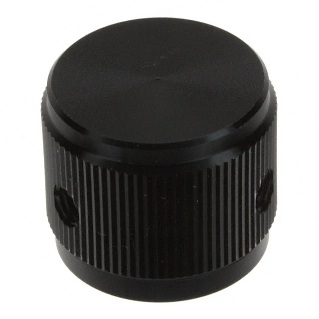 KNOB KNURLED 0.250" METAL