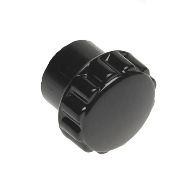 KNOB FLUTED #10-32 PLASTIC