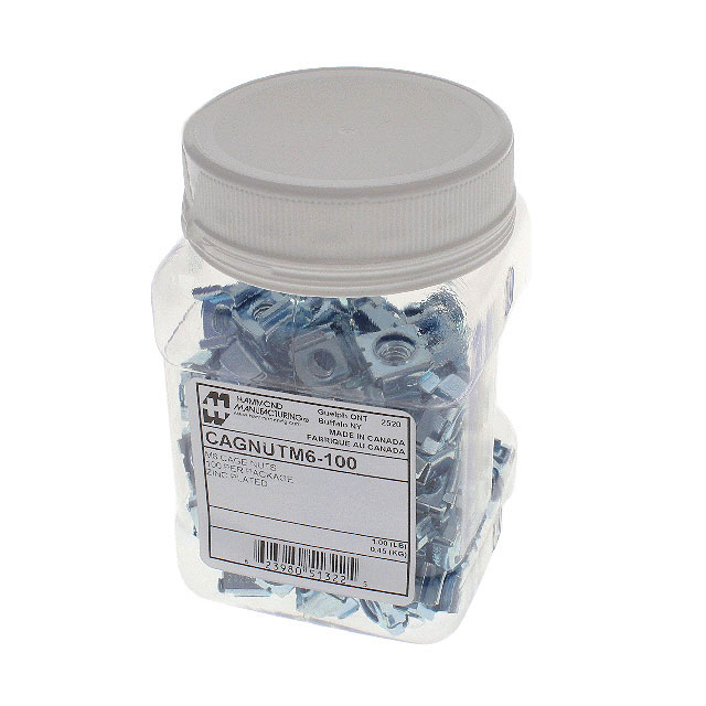 CAGE NUT M6 SQUARE 100PC