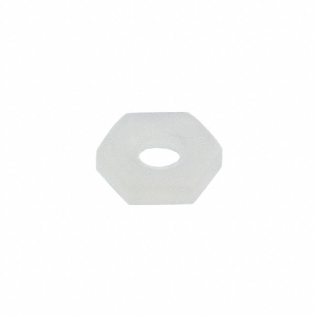 HEX NUT 9.27MM NYLON #10-32 HEX NUT 9.27MM NYLON #10-32