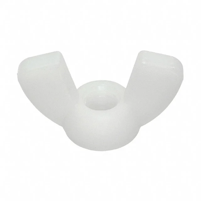 WING NUT, NATURAL, NYLON 6/6, 1/