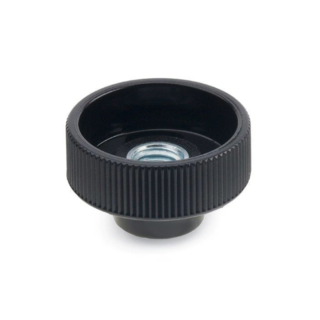 PLASTIC KNURLED NUT, STEEL