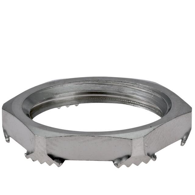 LOCK NUT 23.88MM BRASS NPT-1/2