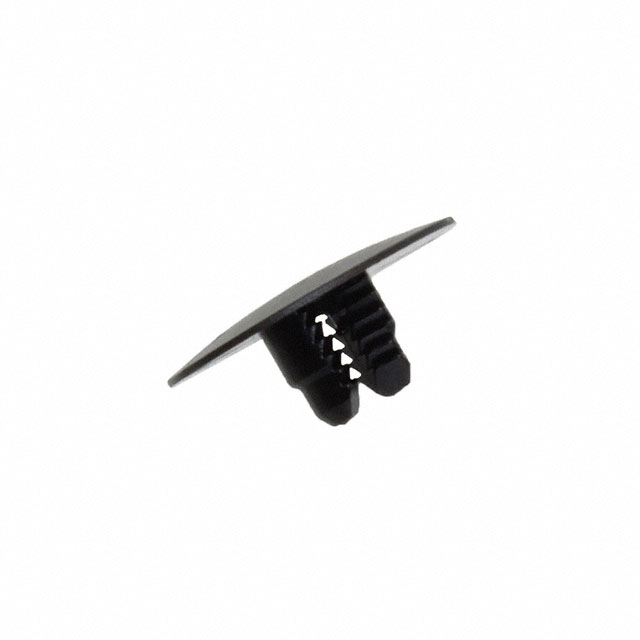 BARBED FASTENER NYLON BLACK 2PCS
