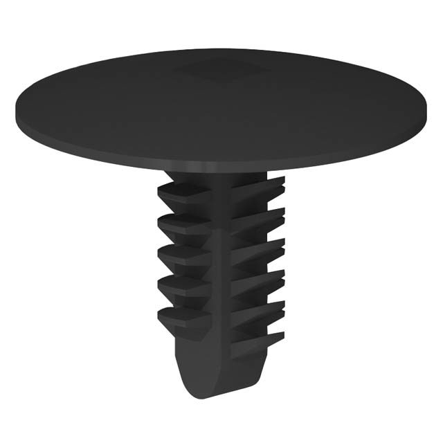 BARBED FASTENER NYLON BLACK