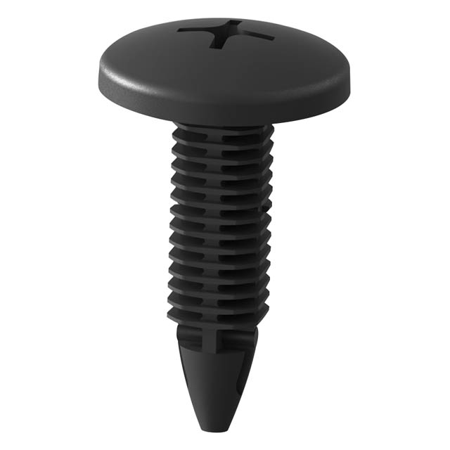 BARBED FASTENER NYLON BLACK