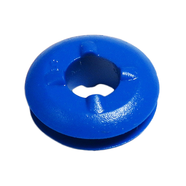SCREW GROMMET THERMOPLASTIC BLUE