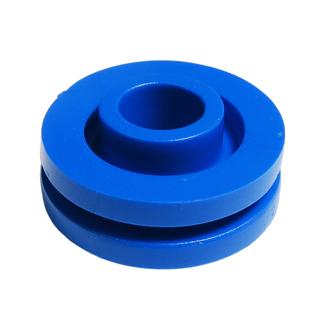 SCREW GROMMET THERMOPLASTIC BLUE