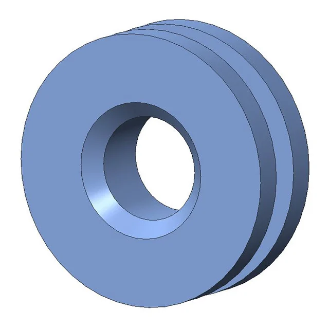 SCREW GROMMET THERMOPLASTIC BLUE