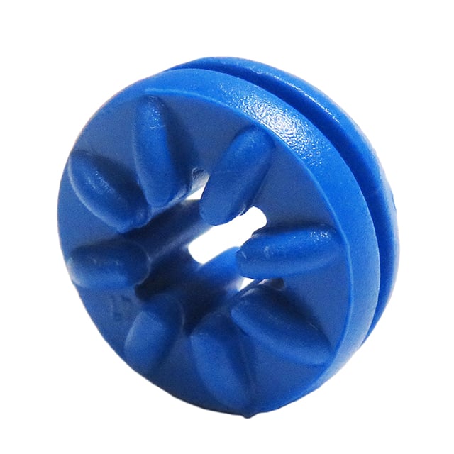 SCREW GROMMET THERMOPLASTIC BLUE