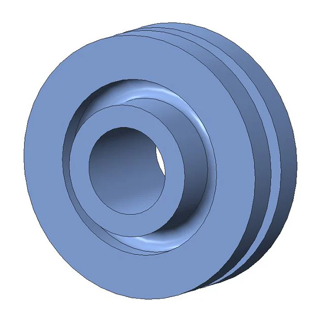 SCREW GROMMET THERMOPLASTIC BLUE