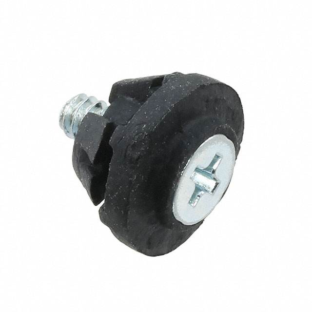 SCREW GROMMET THERMOPLASTIC BLK