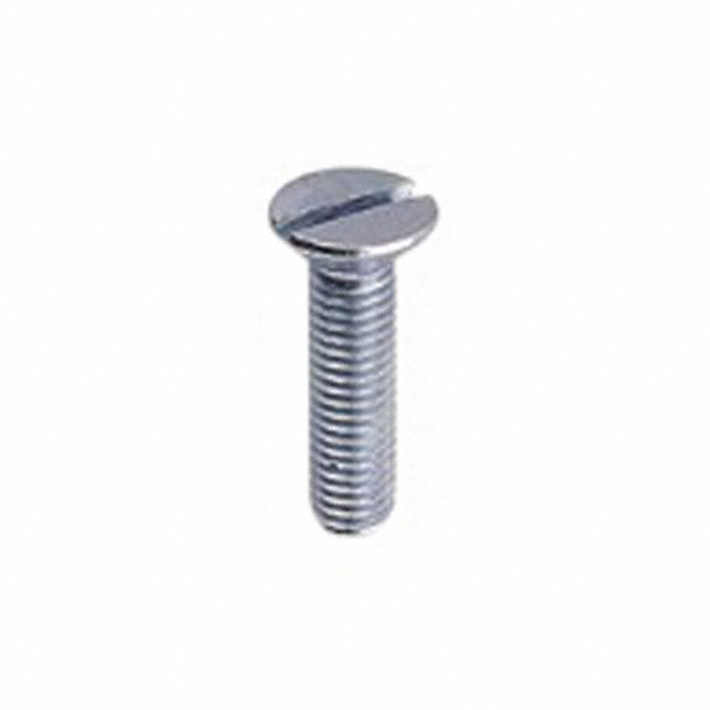 MACH SCREW FLAT SLOTTED #6-32