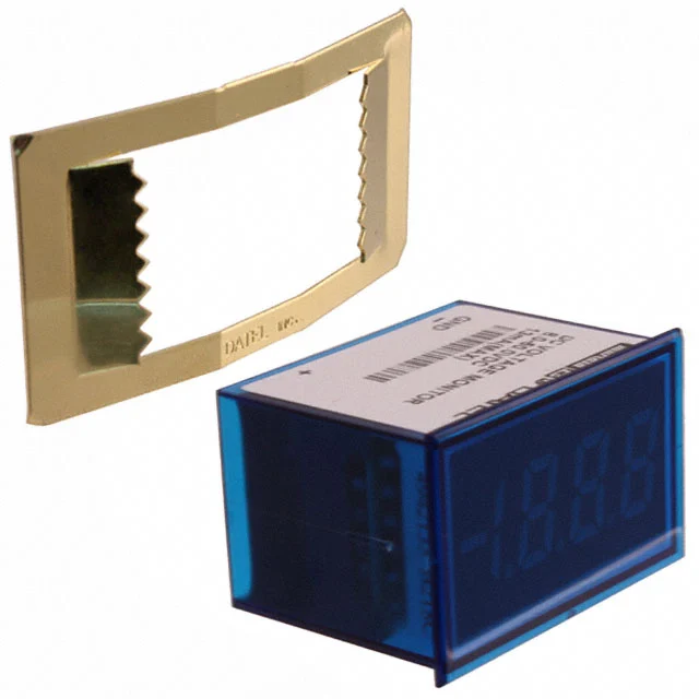 VOLTMETER 8-50VDC LED PANEL MNT