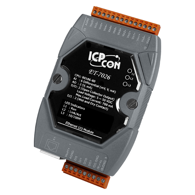 I/O MOD 2 DIG 6ANLG 2 DIG 12-48V