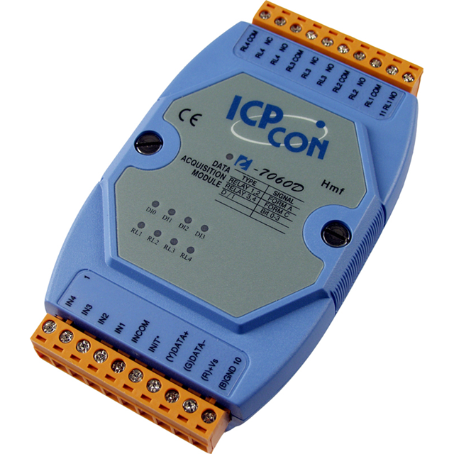 I/O MODULE 4 DIG 4 RELAY 10-30V