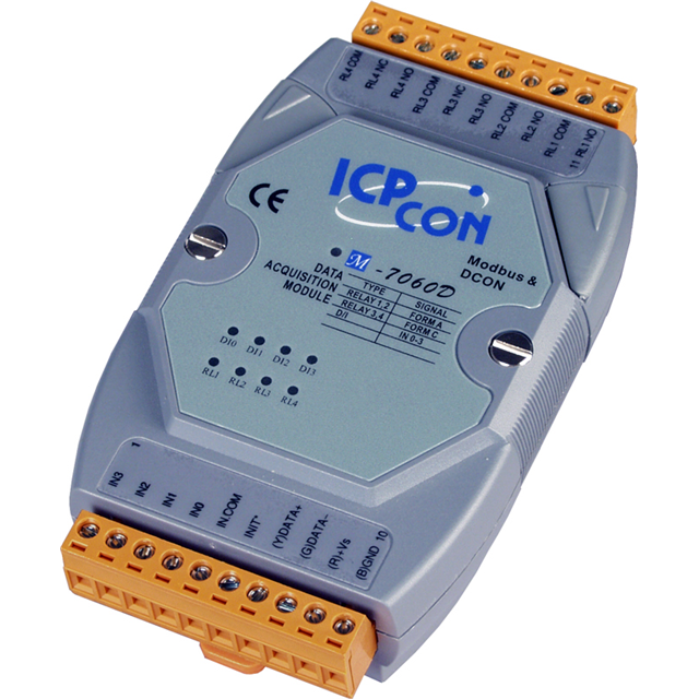 I/O MODULE 4 DIG 4 RELAY 10-30V