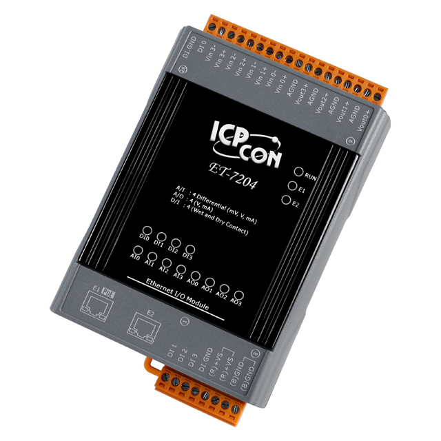 MODBUS TCP POE REMOTE I/O DAQ MO