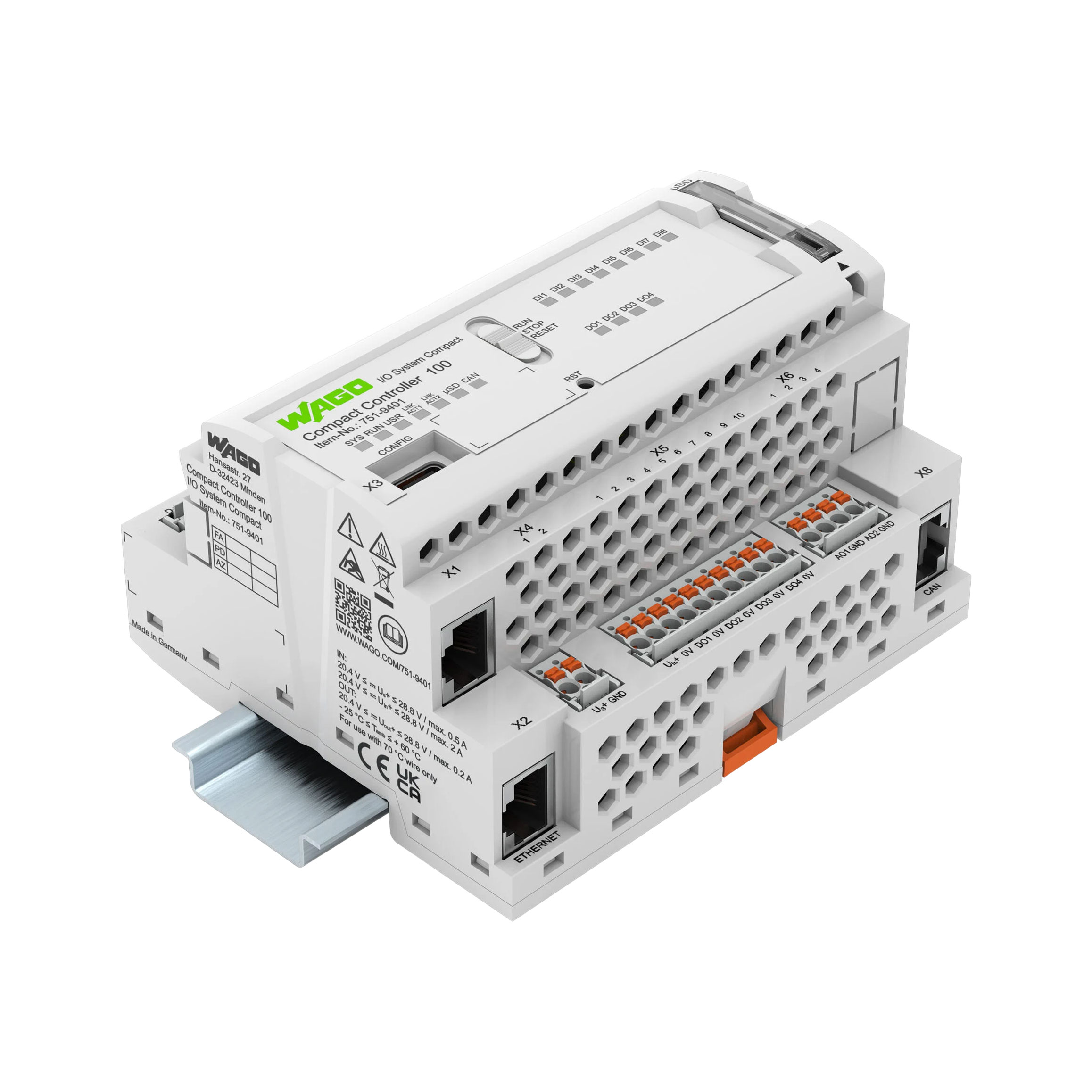 COMPACT CONTROLLER 100, 8DI 4DO