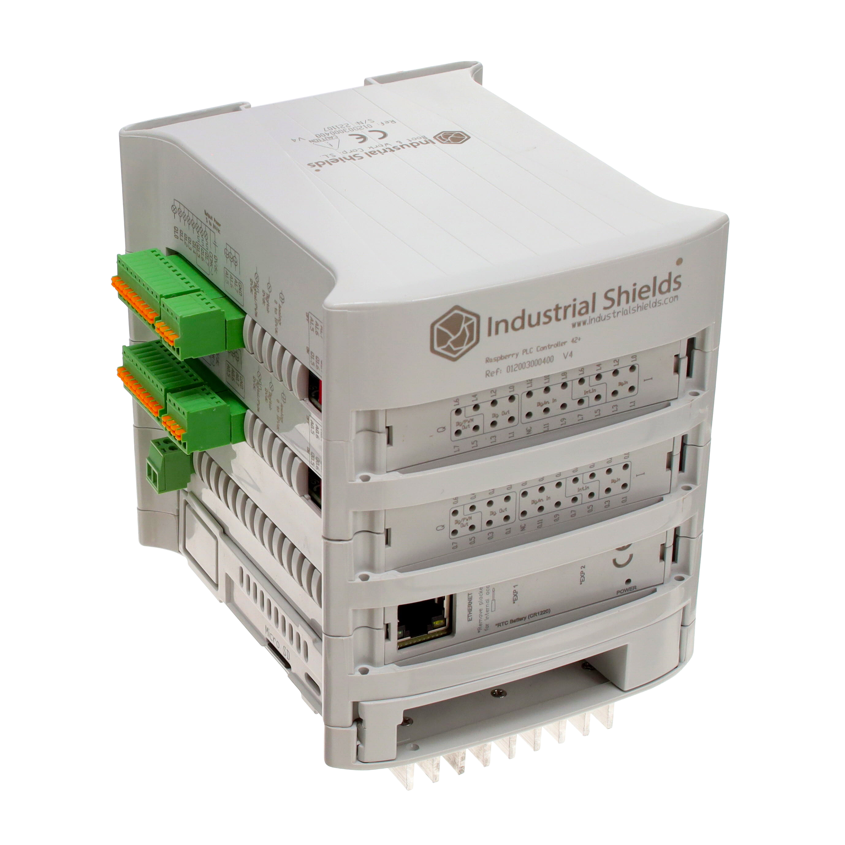 RASPBERRY PLC ETHERNET 42 I/OS A