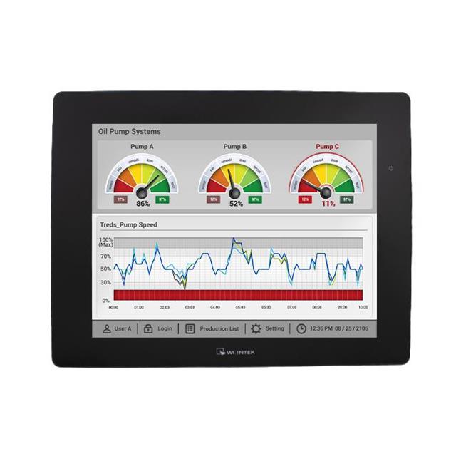 12.1" Advanced HMI with Dual-Eth