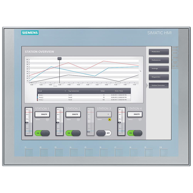 SIMATIC HMI KTP1200 BASIC, KEY T