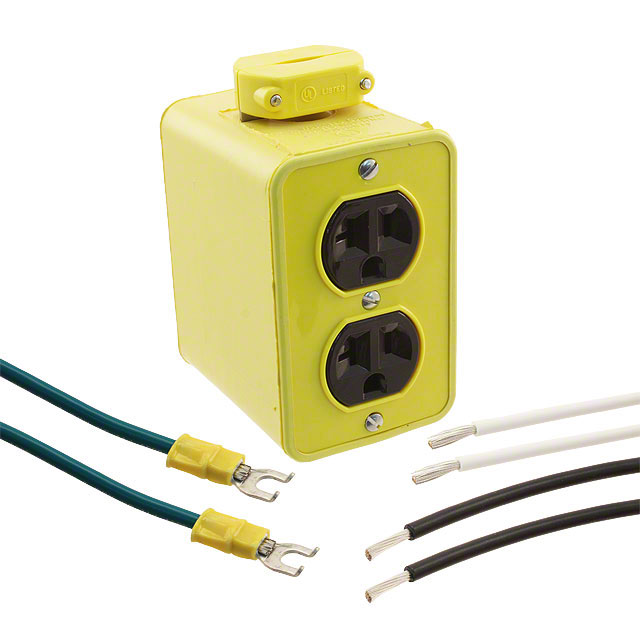 OUTLET BOX 2-DUPLEX 5-20 PORTBLE