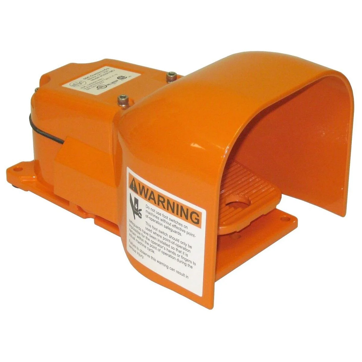 Foot Switch, 20A, DPDT