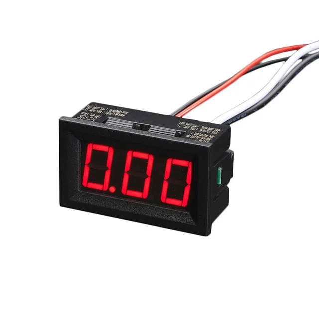 AMMETER 0-9.99A LED PANEL MOUNT