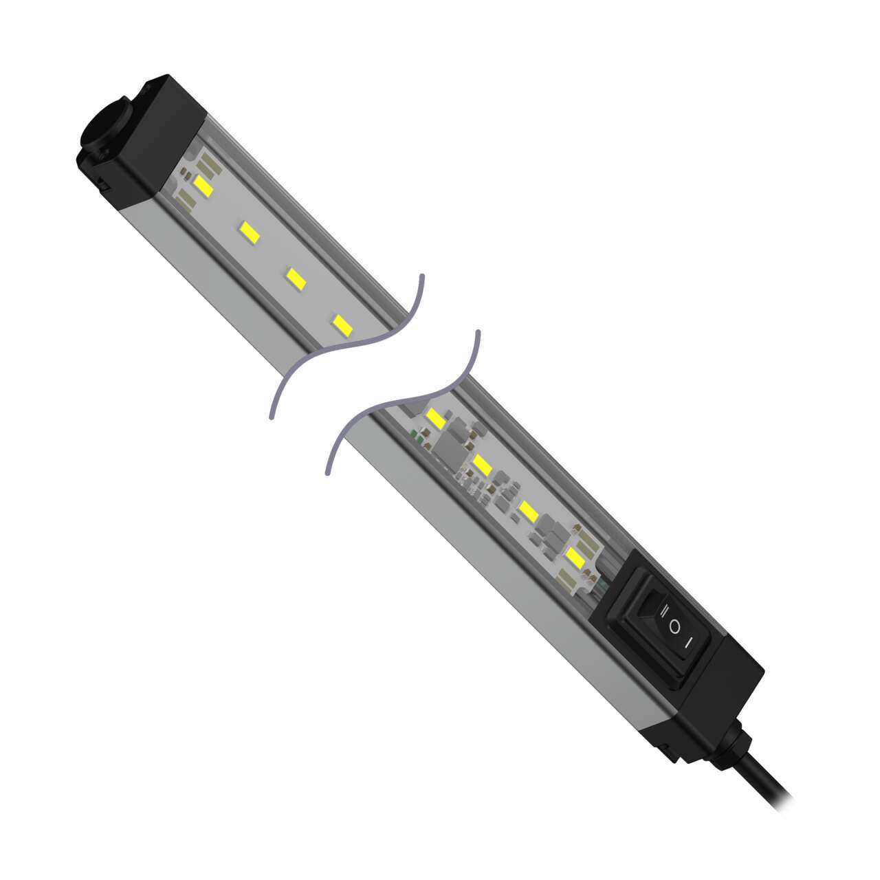 WLS28-2 WORK LIGHT STRIP; SWITCH