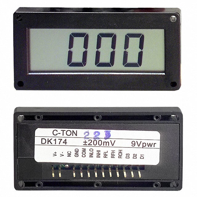 VOLTMETER 20VDC LCD PANEL MOUNT