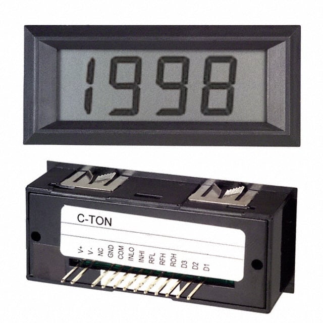 VOLTMETER 200MVDC LCD PANEL MNT