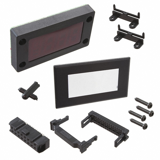 VOLTMETER 200MVDC LED PANEL MNT