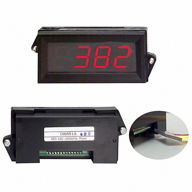 VOLTMETER 2VDC LED PANEL MOUNT