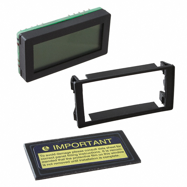 VOLTMETER 200MVDC LCD PANEL MNT