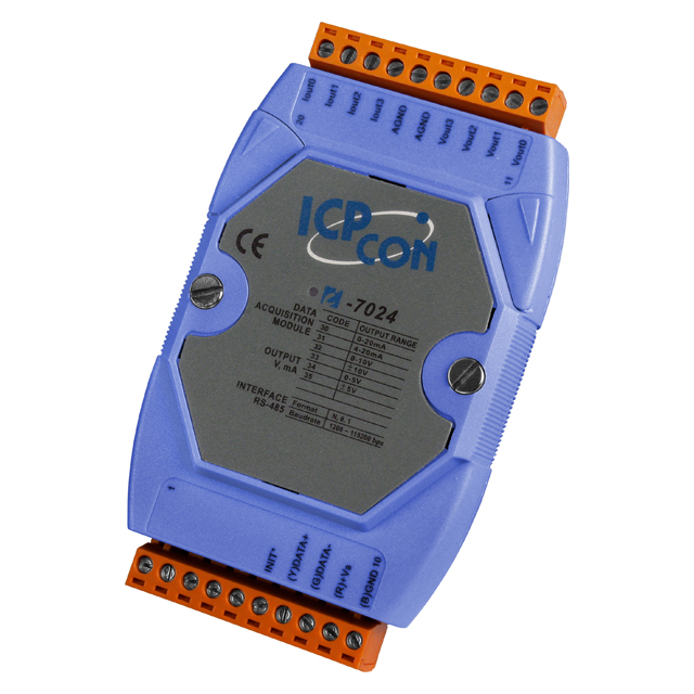 4-CH AO DCON RS-485 DAQ MODULE