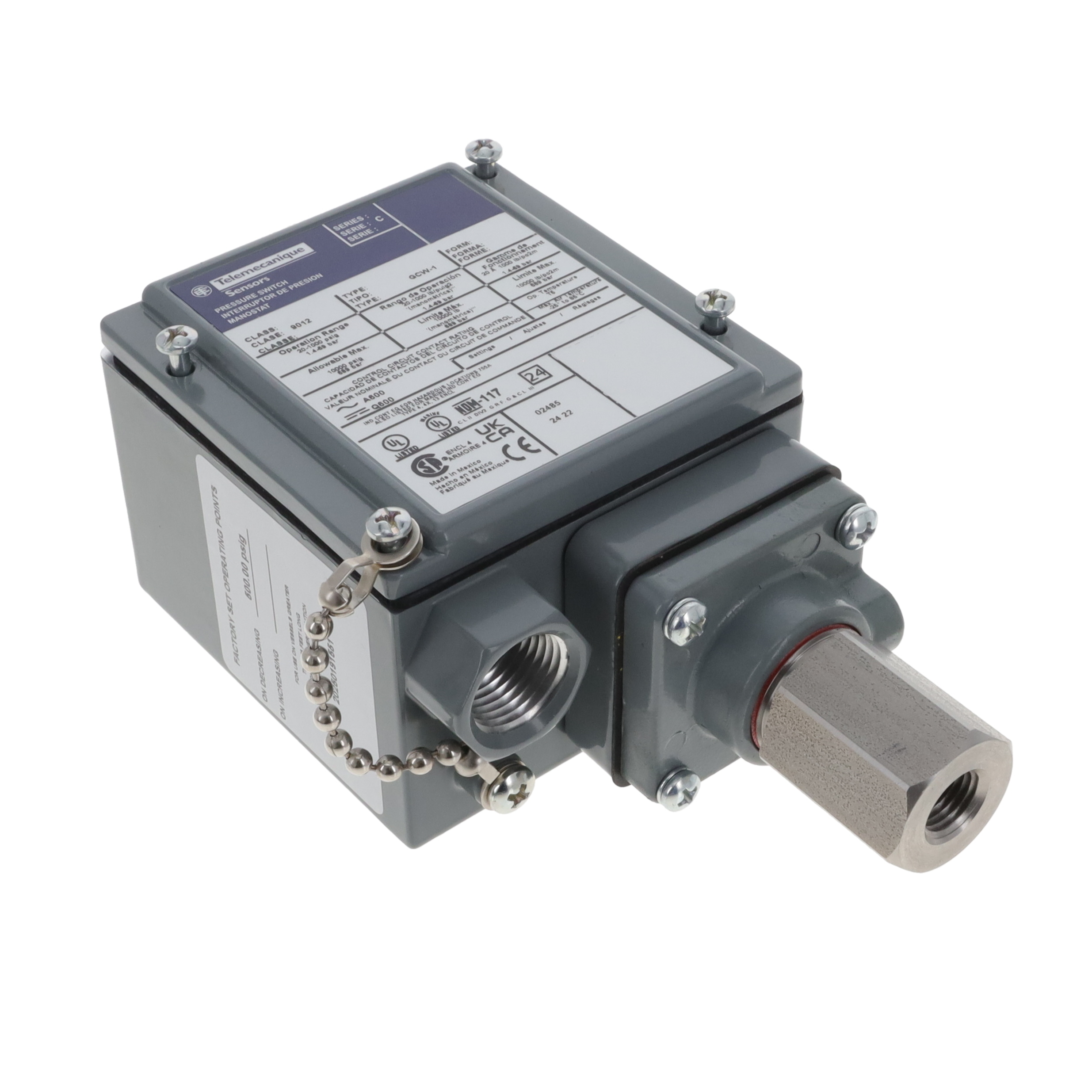 9012G, PRESSURE SWITCH 9012 G, A