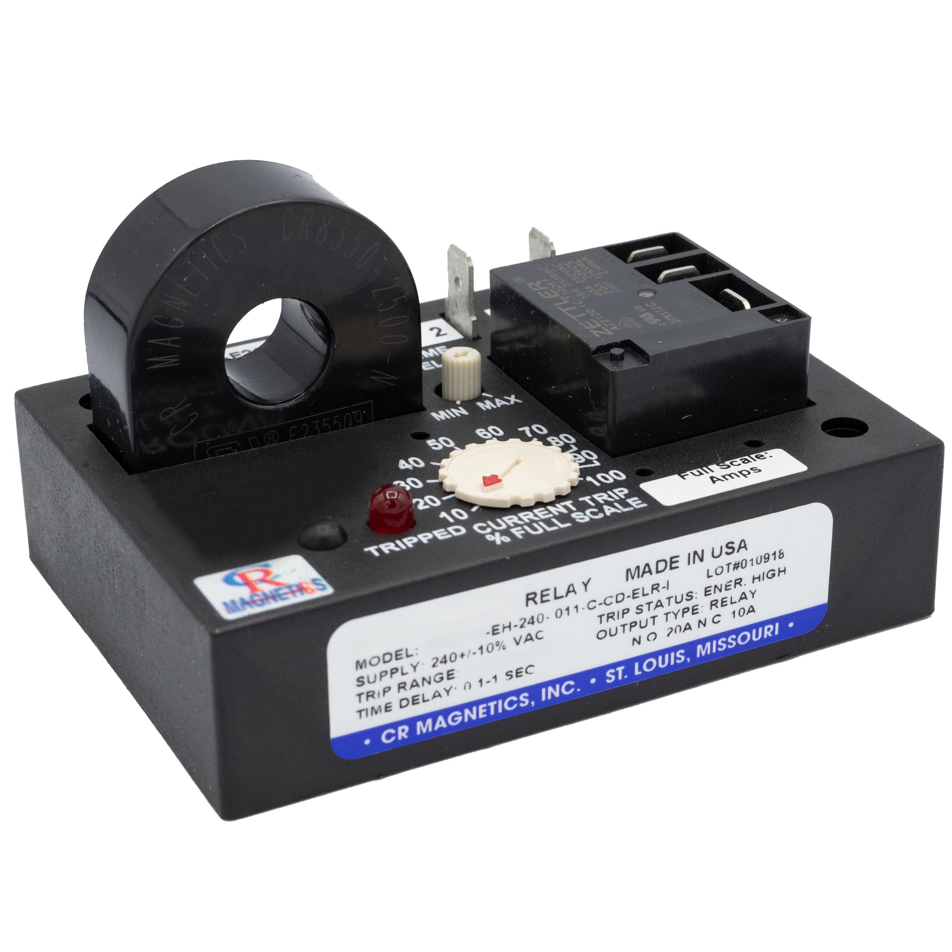 RELAY AC CUR SENS 120VAC CHAS MT