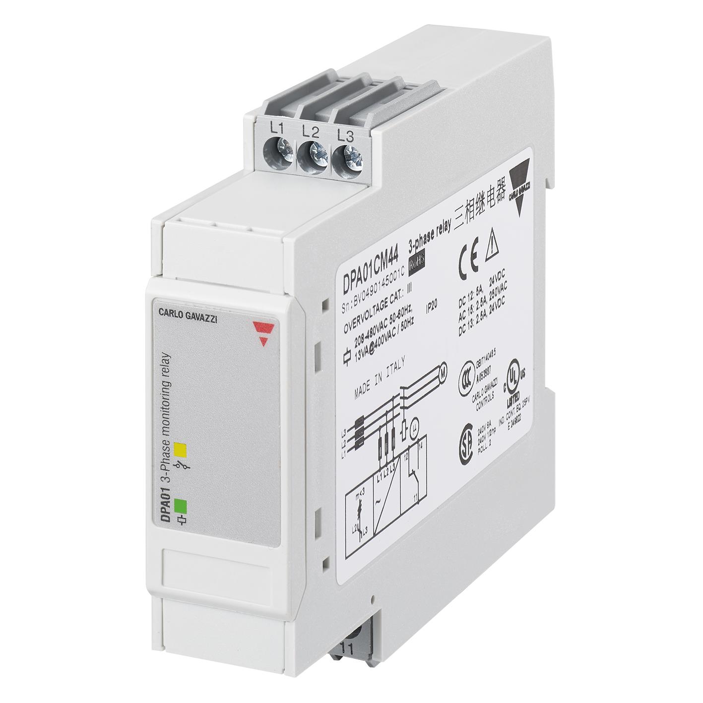 RELAY MONITOR 3PHASE 208-480