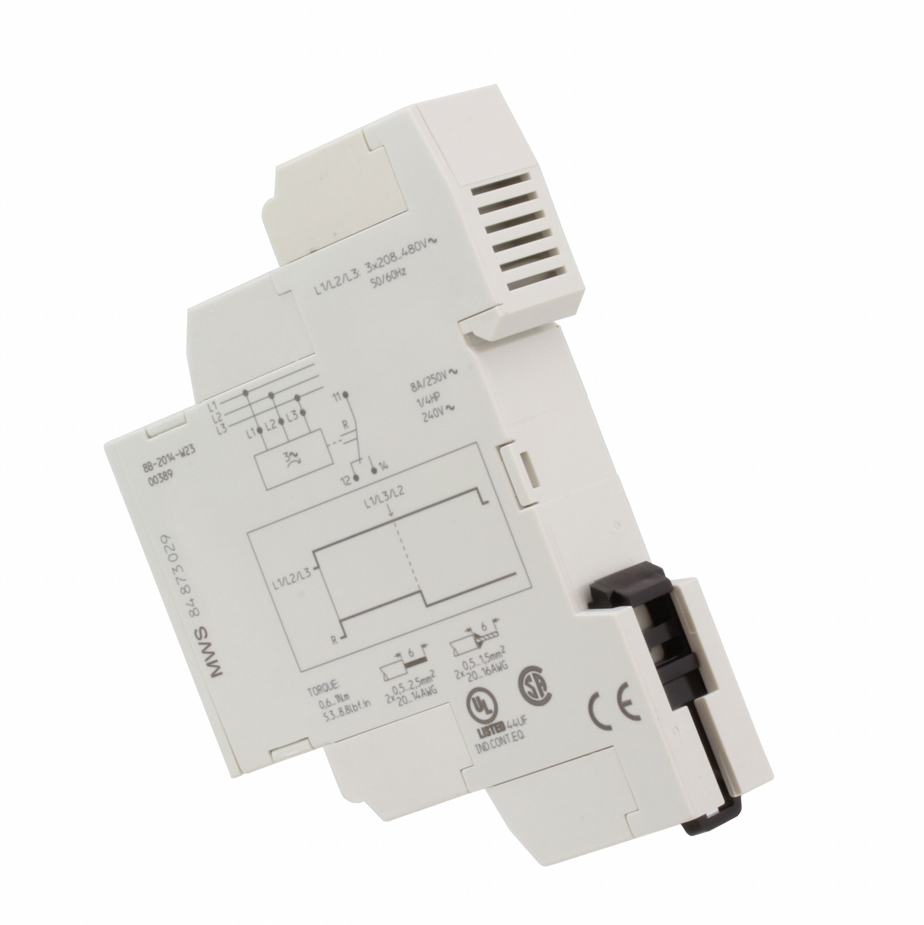 MWS 3PHASE CTRL RLY 208-480VAC